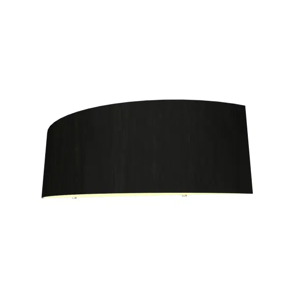 Clean Two Light Wall Lamp in Organic Black