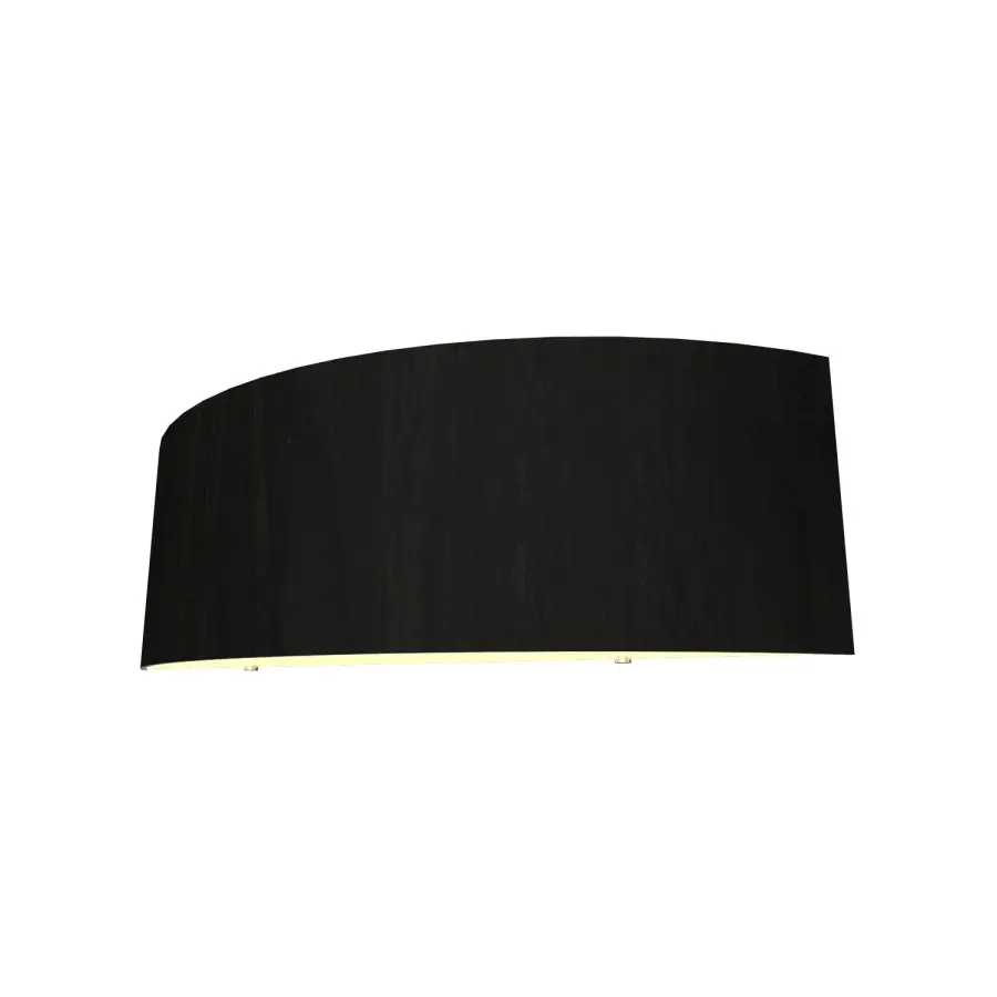 Clean Two Light Wall Lamp in Organic Black