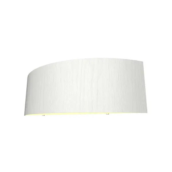 The Clean wall lamp delivers contemporary elegance with its cylindrical organic white shade design. Perfect for modern interiors seeking soft, diffused lighting with a clean aesthetic.