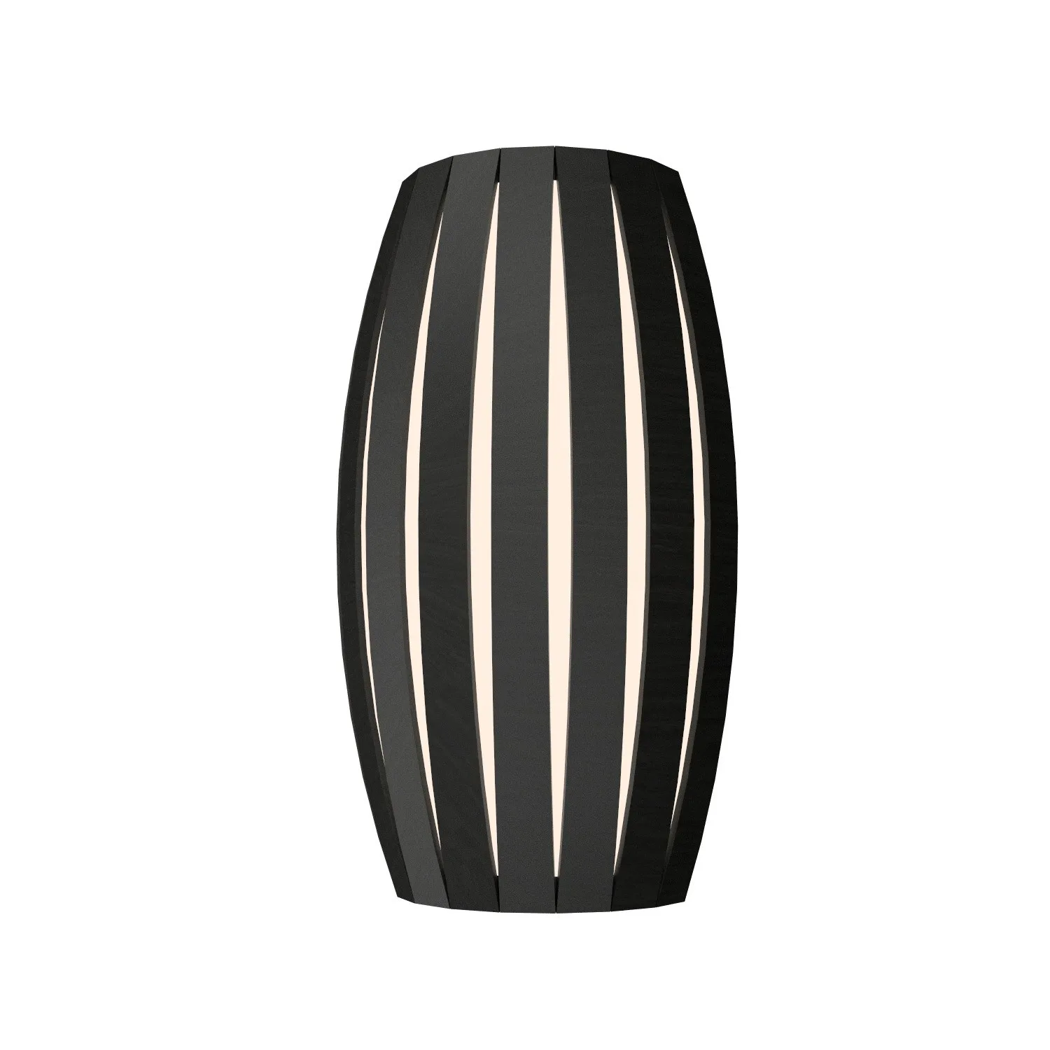 Barrel LED Wall Lamp in Charcoal
