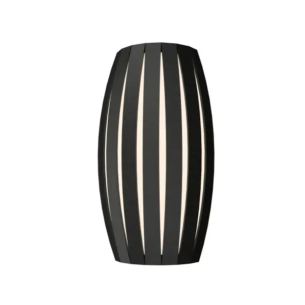 Barrel LED Wall Lamp in Charcoal