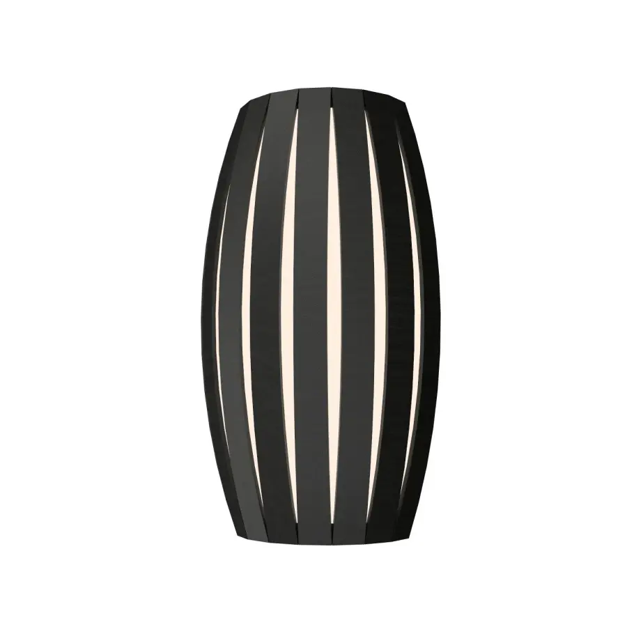 Barrel LED Wall Lamp in Charcoal