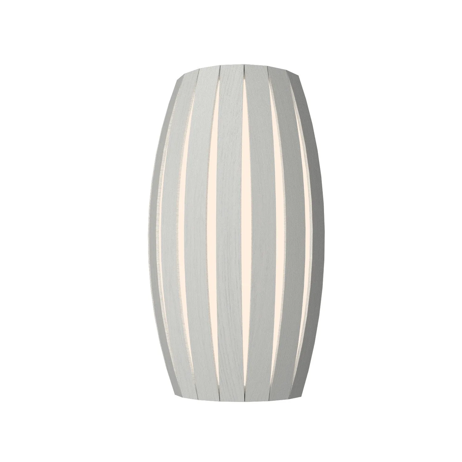 Barrel Two Light Wall Sconce in Organic White