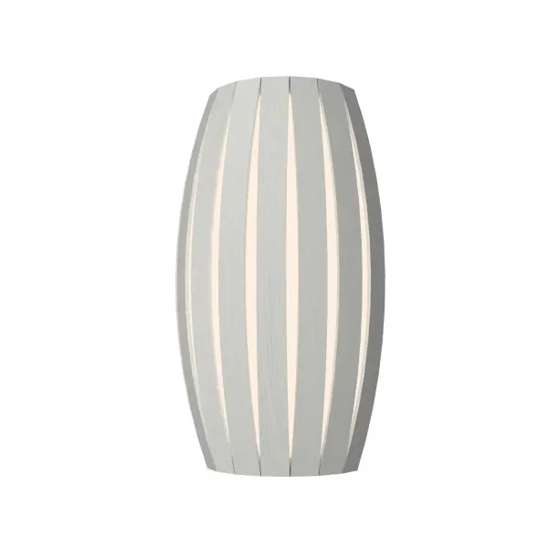 Barrel Two Light Wall Sconce in Organic White