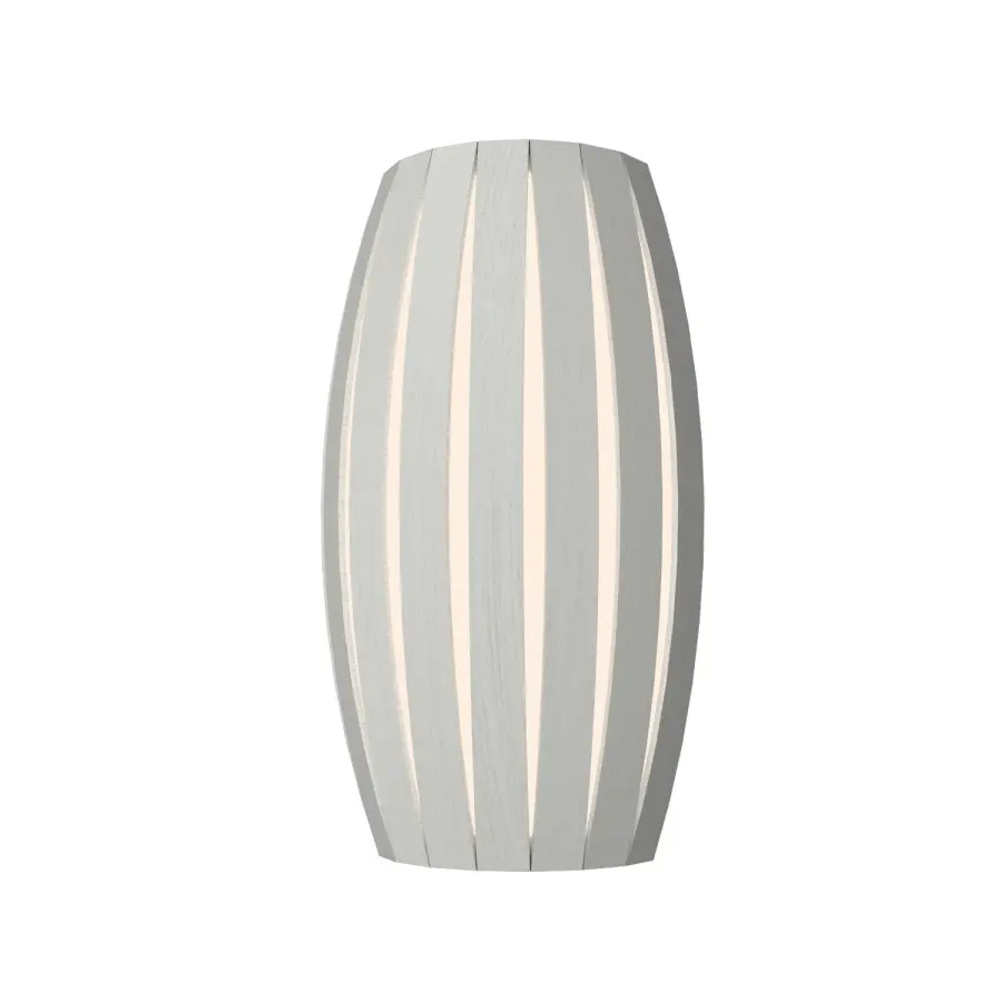 Barrel Two Light Wall Sconce in Organic White