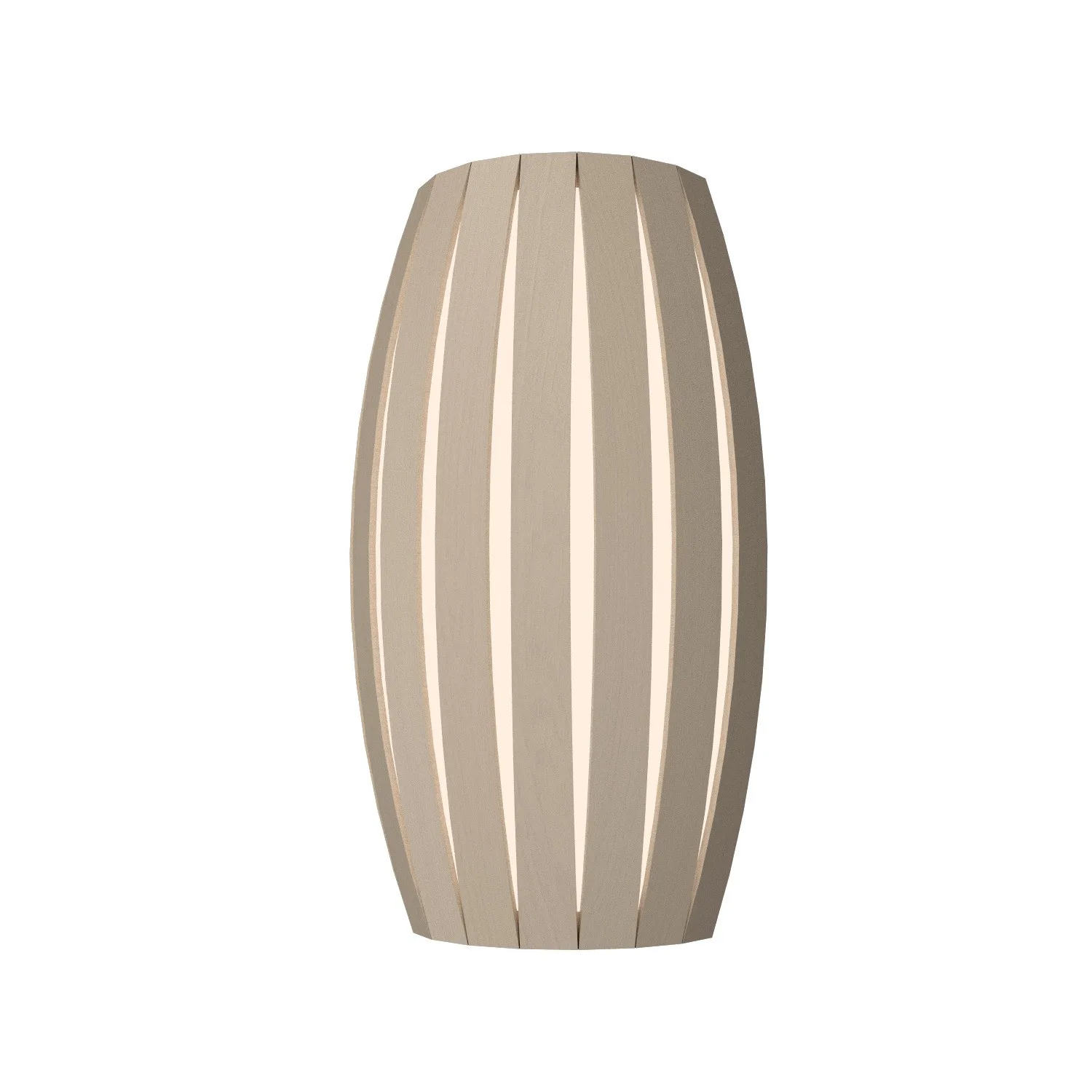 Barrel Two Light Wall Lamp in Organic Cappuccino