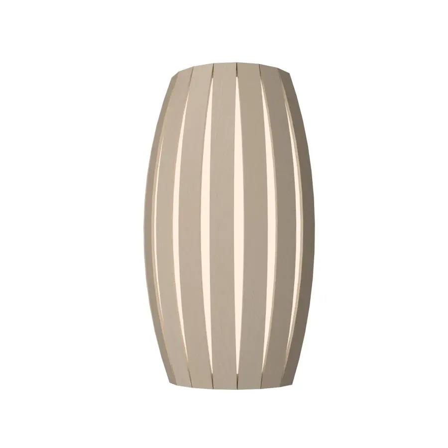 Barrel Two Light Wall Lamp in Organic Cappuccino