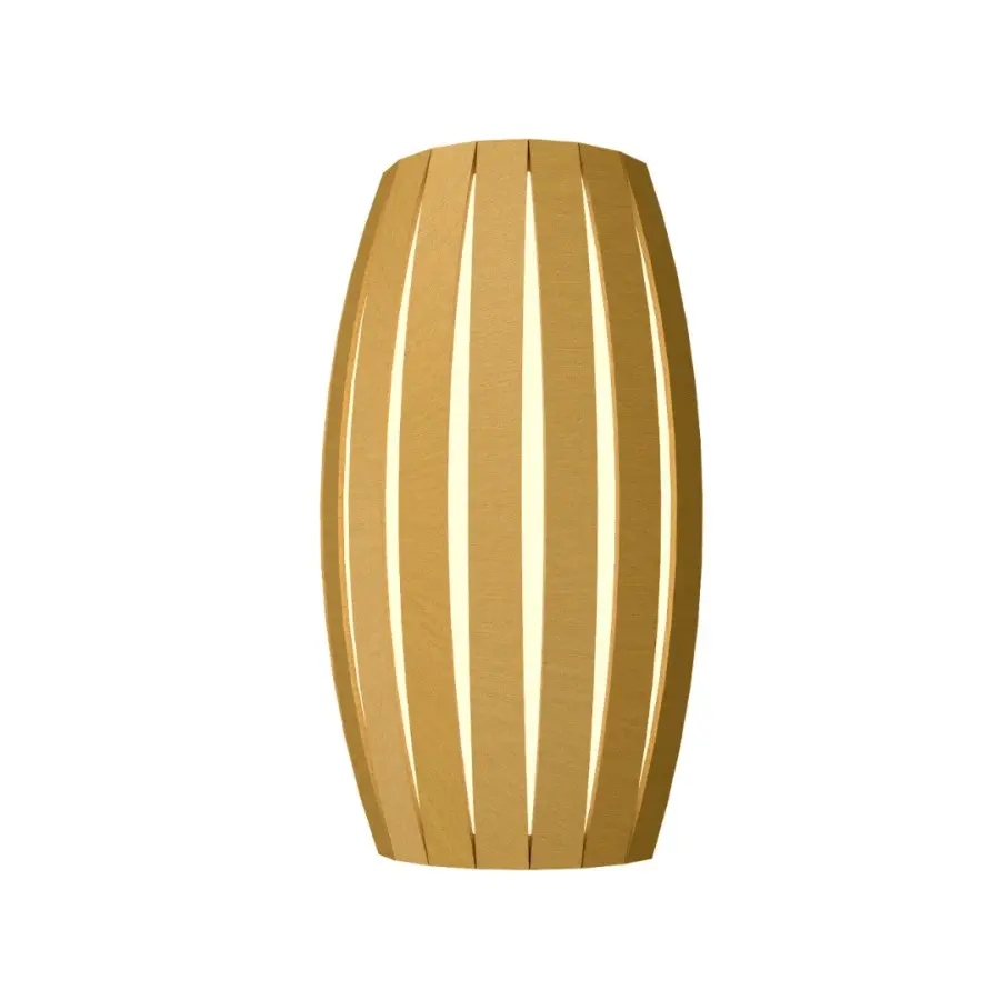 Barrel Two Light Wall Sconce in Organic Gold