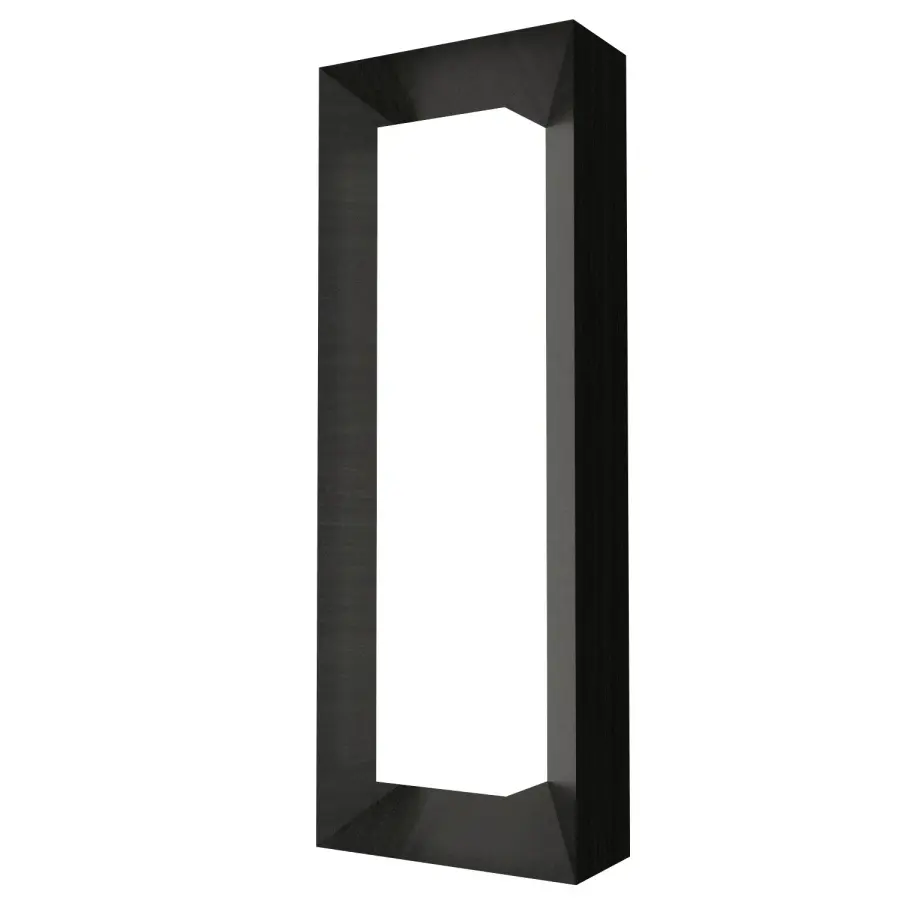Squares LED Wall Lamp in Charcoal
