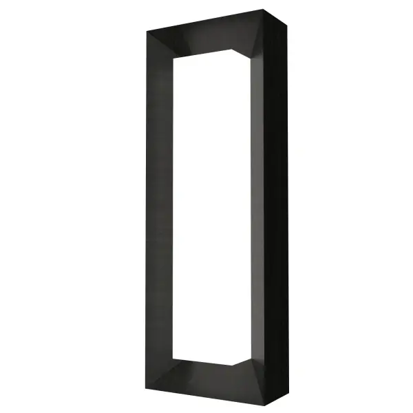 The Squares Wall Lamp brings contemporary geometric design to any space with its distinctive organic black finish. Perfect for creating visual interest along hallways or as accent lighting in modern interiors.