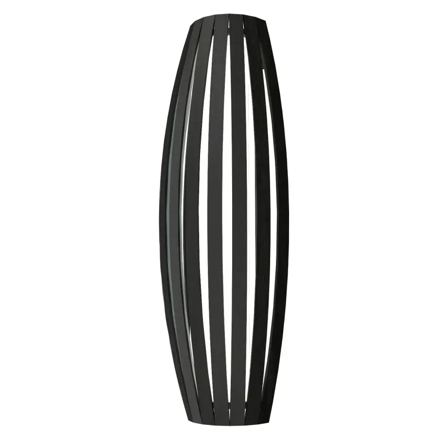 Barrel LED Wall Lamp in Charcoal