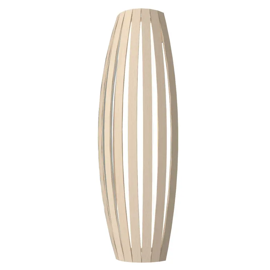 Barrel Three Light Wall Lamp in Organic Cappuccino