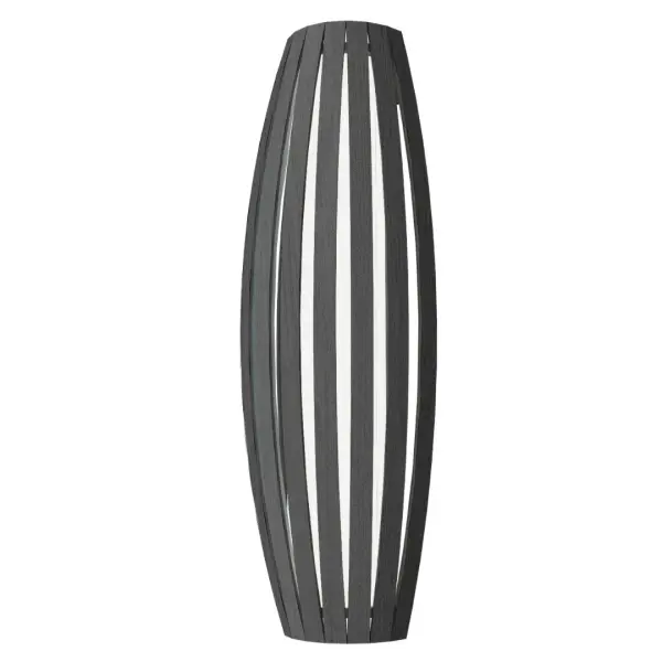 Barrel Three Light Wall Lamp in Organic Grey