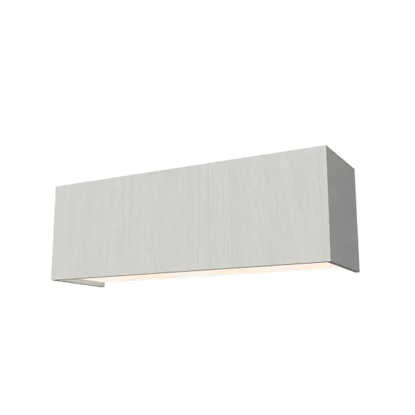 The Clean Wall Lamp delivers understated elegance with its compact 12-inch profile and organic white finish. Perfect for modern bathrooms and hallways where clean lines and subtle illumination are desired.