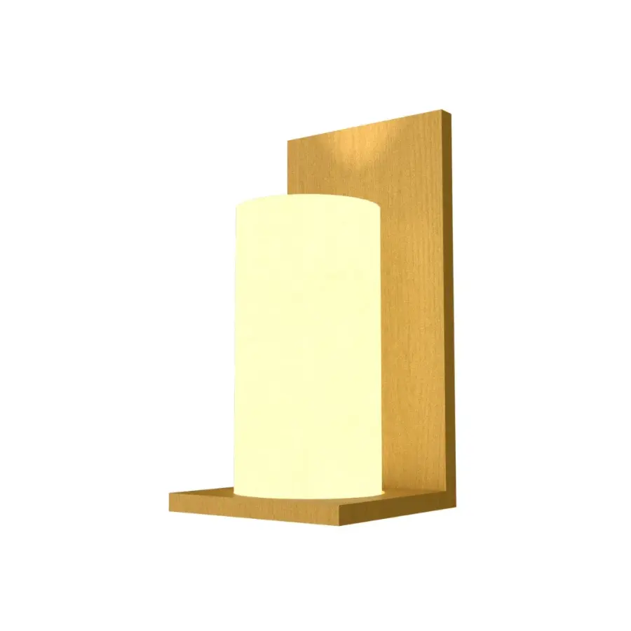 Clean Organic Gold Wall Sconce