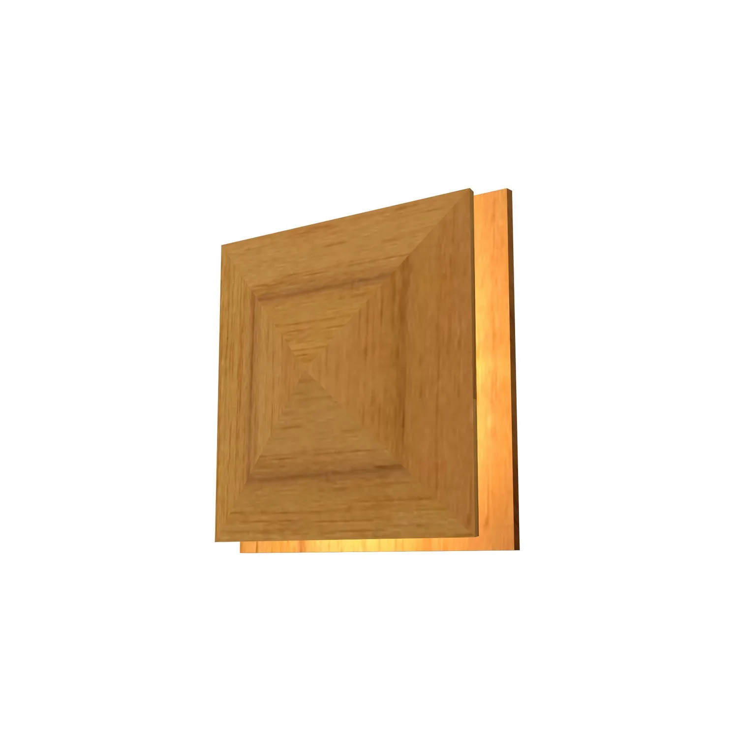 Facet LED Wall Lamp in Teak
