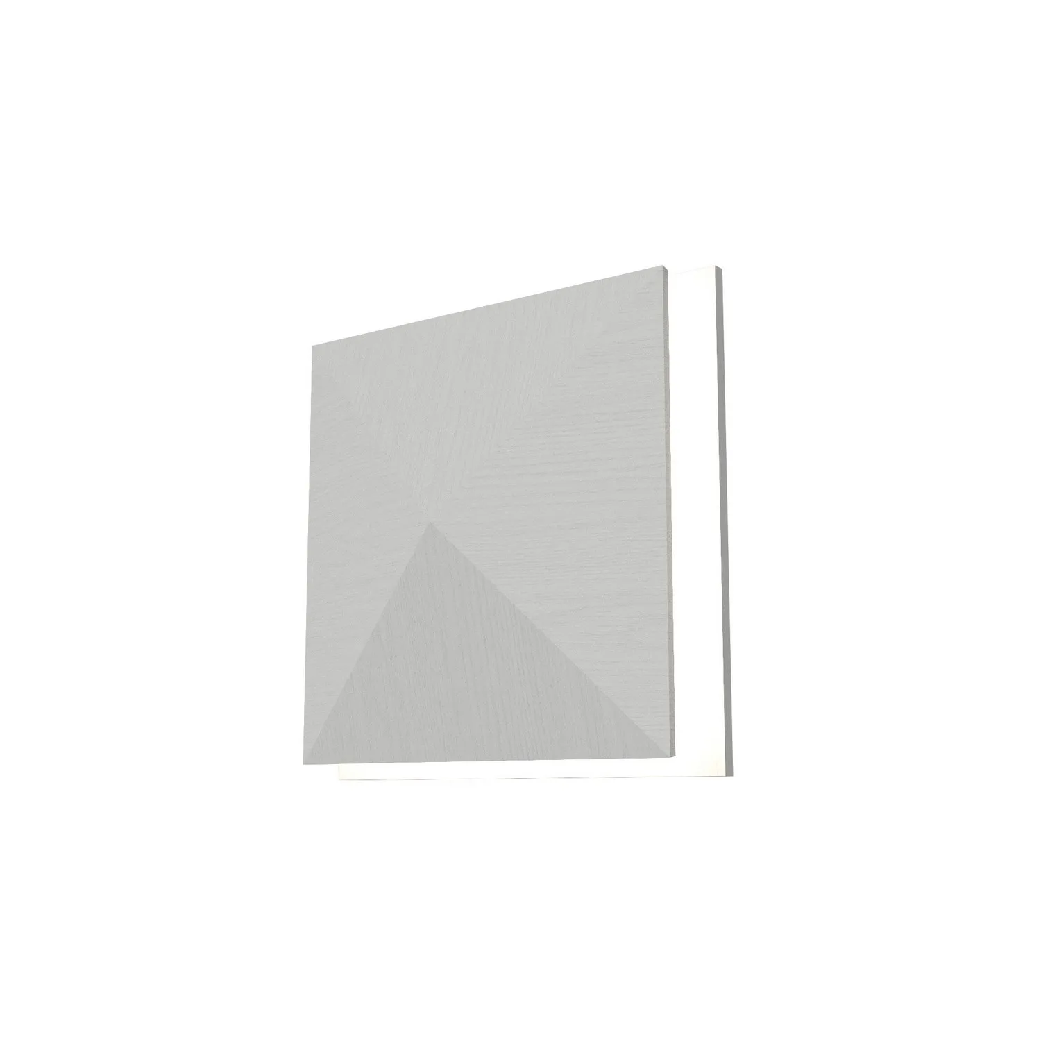Facet LED Wall Lamp in Organic White