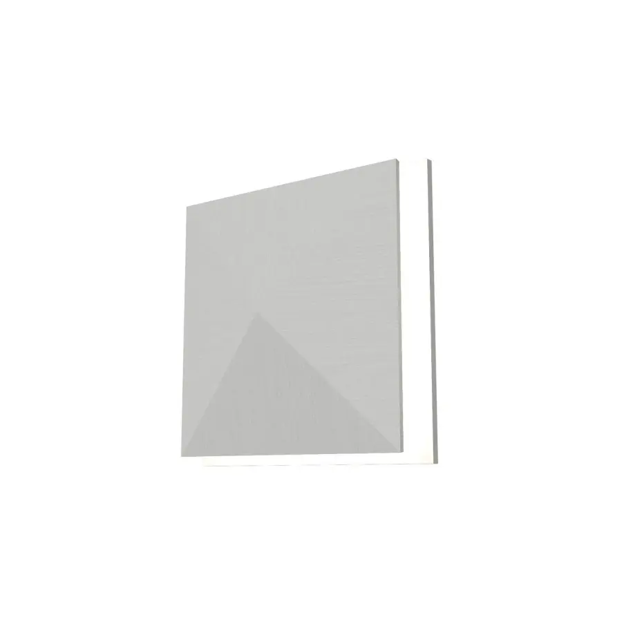 Facet LED Wall Lamp in Organic White