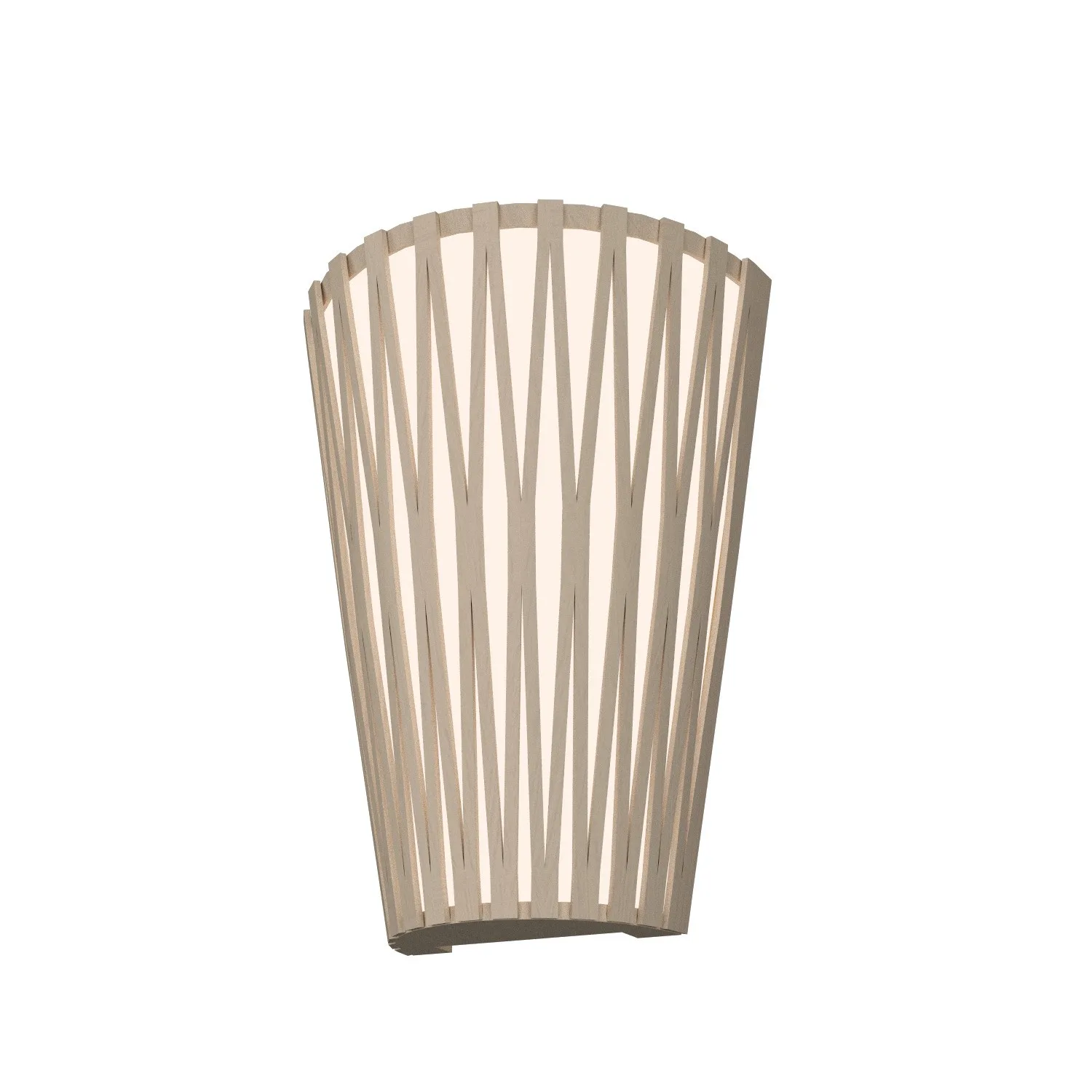 Living Hinges Two Light Wall Sconce in Organic Cappuccino