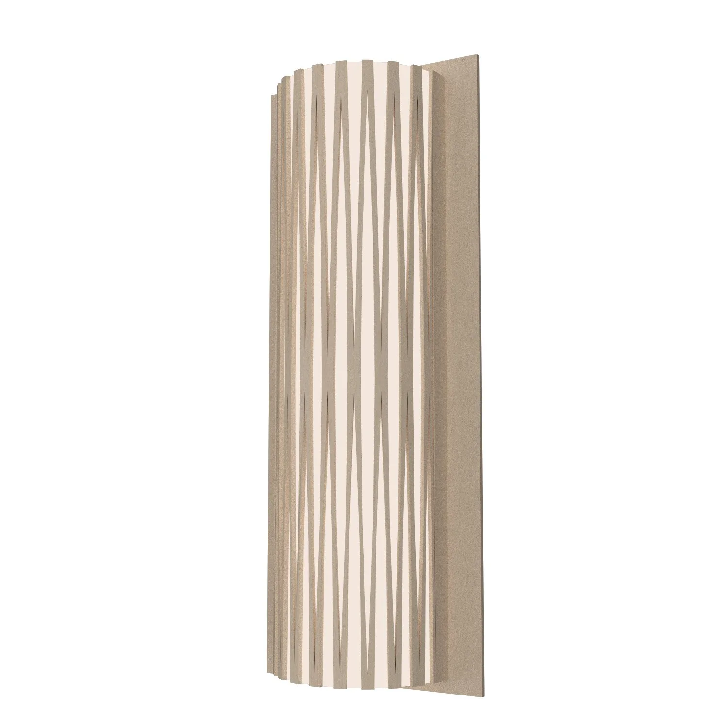 Living Hinges Two Light Wall Sconce in Organic Cappuccino