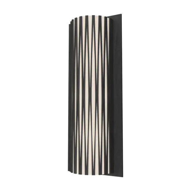 Living Hinges Two Light Wall Sconce in Organic Grey