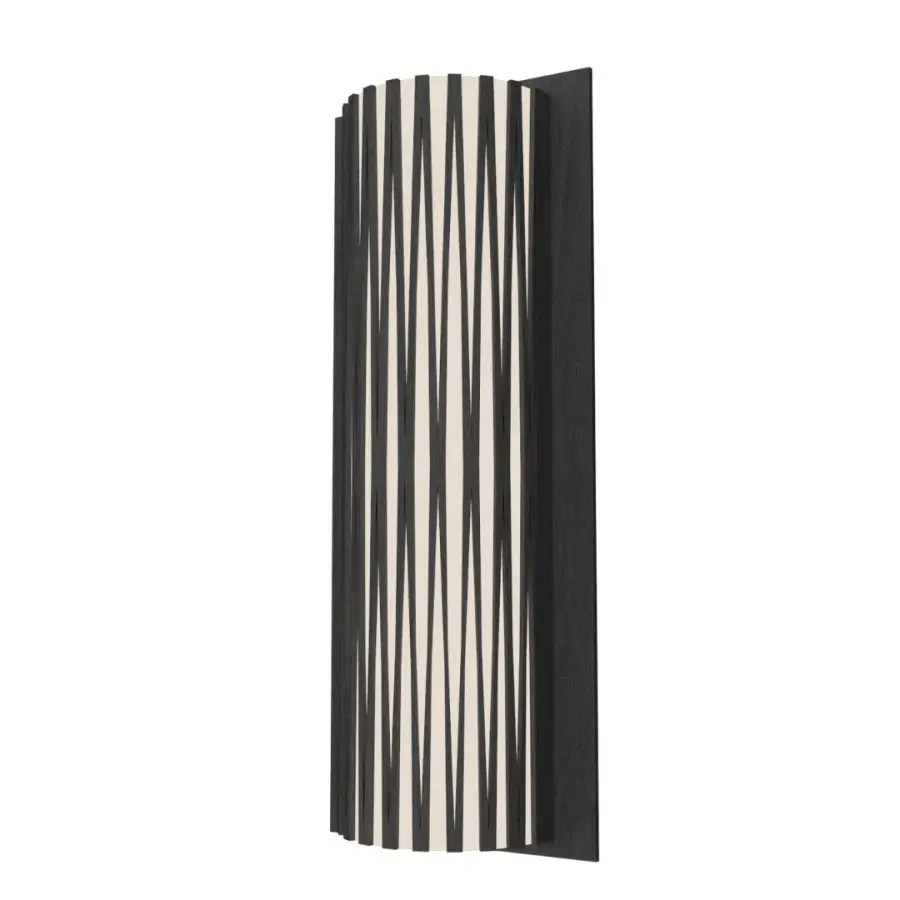 Living Hinges Two Light Wall Sconce in Organic Grey