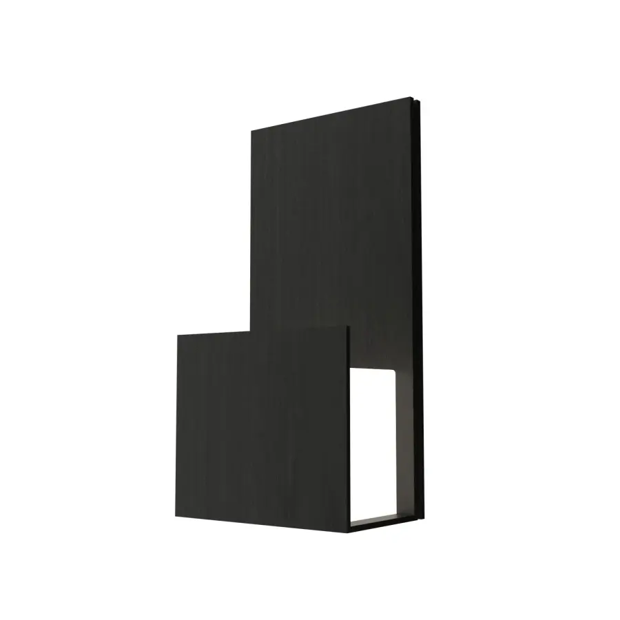 Clean LED Wall Lamp in Charcoal