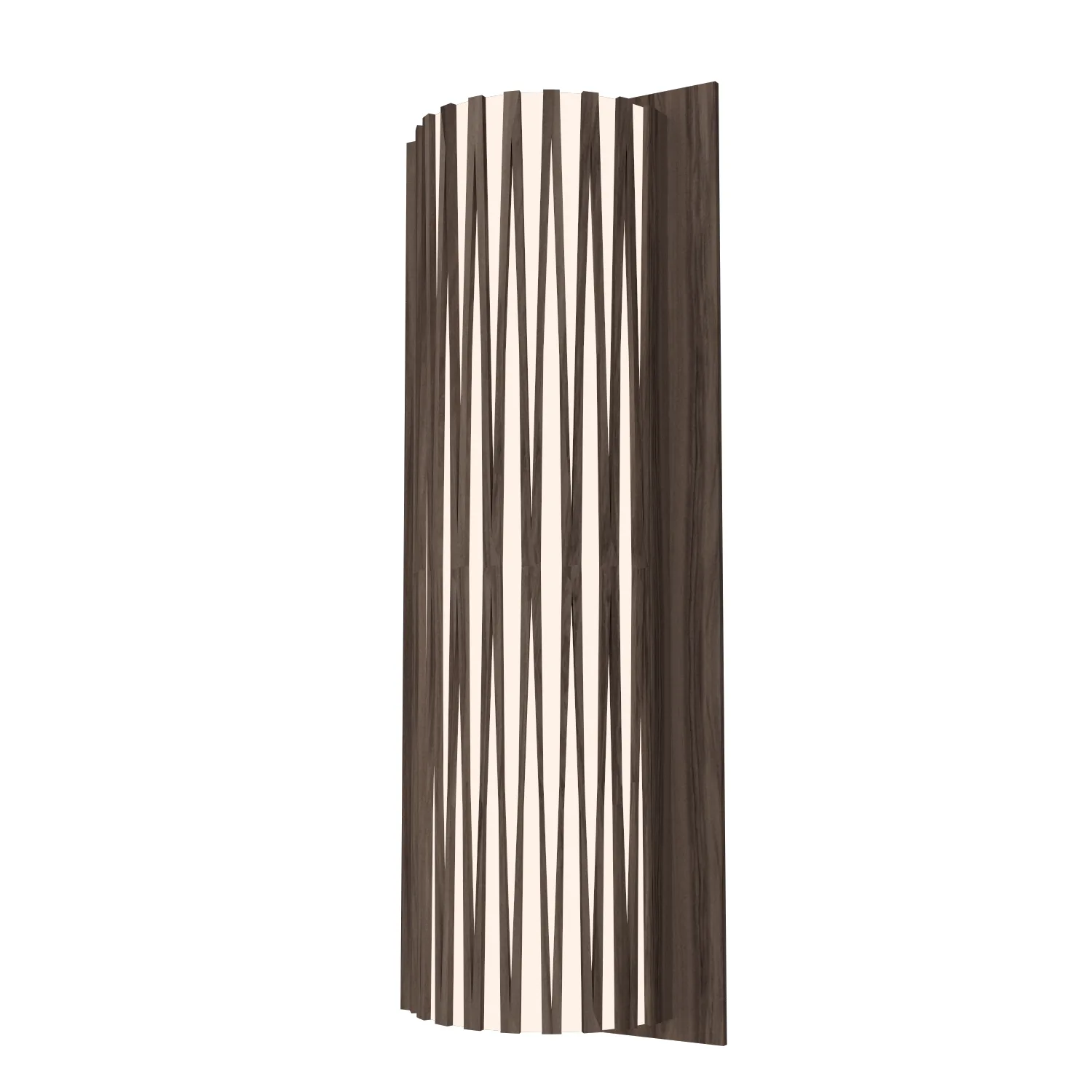 Living Hinges Two Light Wall Lamp in American Walnut