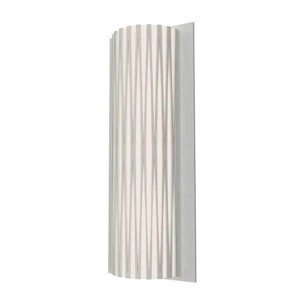 Living Hinges Two Light Wall Sconce in Organic White