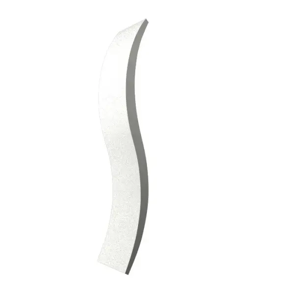 The Clean LED Wall Lamp delivers modern minimalist design with energy-efficient integrated LED technology. Its compact 12.6" profile and organic white finish create a clean aesthetic perfect for contemporary spaces.