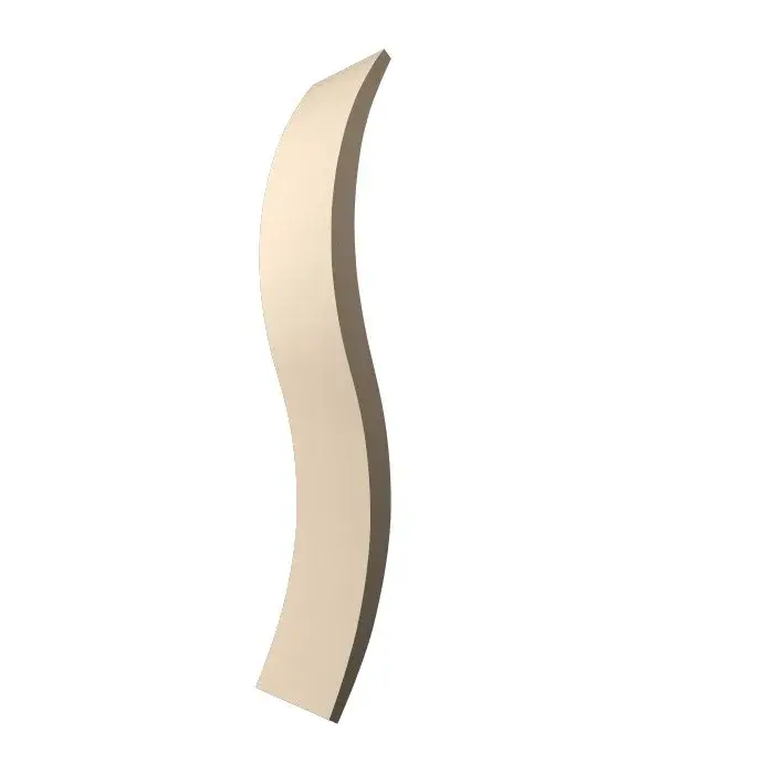 Clean LED Wall Lamp in Organic Cappuccino