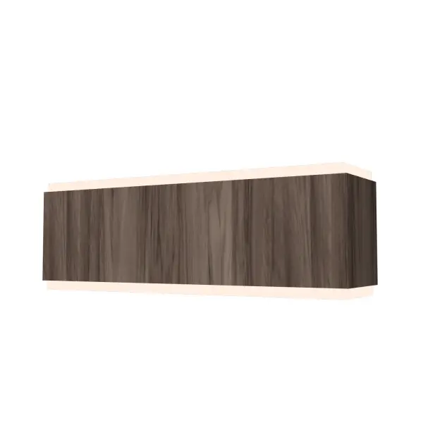 Wooden decorative luminaire with contemporary, timeless design in natural wood veneer or Italian lacquer finish. Proudly made in Brazil, combining high-end technology and the irreplaceable manual finishing. Collection: Clean Designer: Studio Accord Finish: American Walnut Width: 3.35" Height: 4.92" Length: 13.78" Weight: 2.18 lb Extension from Wall: 3.32" Wire: 118`` Number of Bulbs: 2 Maximum Wattage: 25.00 W Bulb Type: A19 Bulb Base: E26 Light Source: LED CRI: 90 Voltage: 120.00 V Material: Wood veneer, MDF Country of Origin: Brazil Safety Listing: UL Safety Rating: Damp Connection: Hard Wired ADA LED Manufacturer Warranty: 5 Years Spec Sheet Instructions
