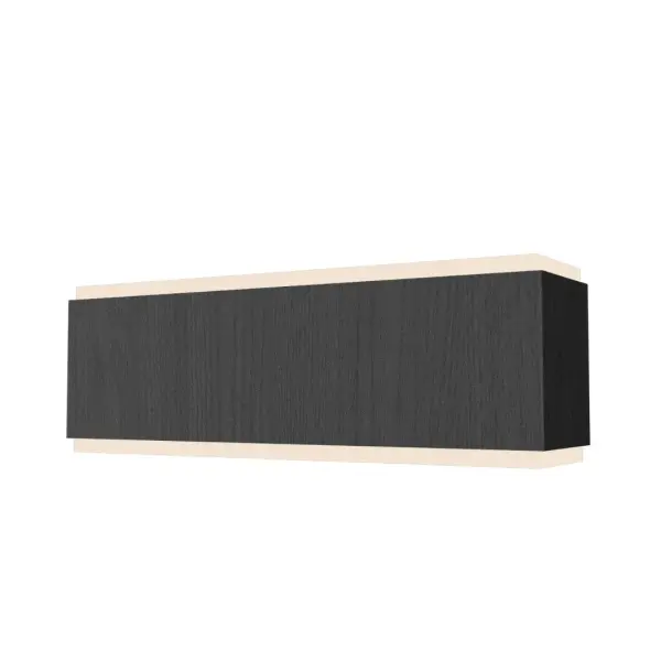 The Clean collection delivers on its promise with this minimalist two-light wall lamp. Its compact 13.78" profile and organic grey finish bring understated elegance to any space while providing functional ambient lighting.