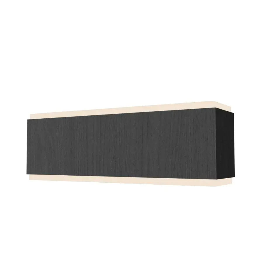Clean Two Light Wall Lamp in Organic Grey