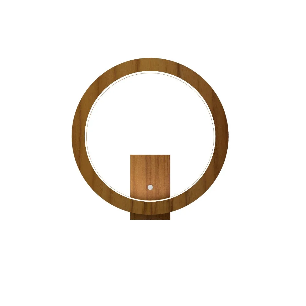 Frame LED Wall Lamp in Teak