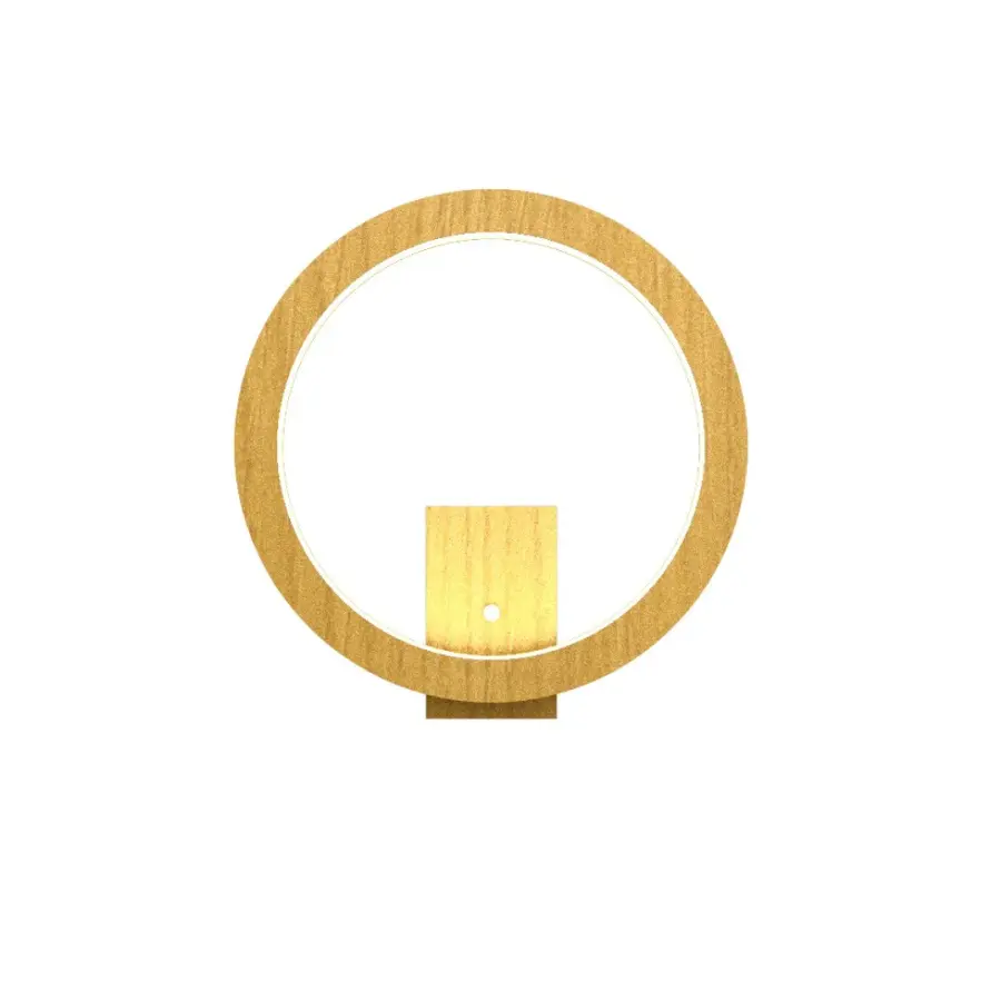 Frame LED Wall Lamp in Organic Gold