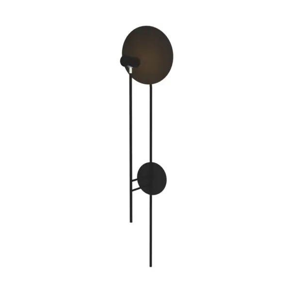 The Dot Wall Lamp combines minimalist form with organic styling in a sophisticated grey finish. Its compact 19.69" height makes it ideal for accent lighting in residential and hospitality settings.