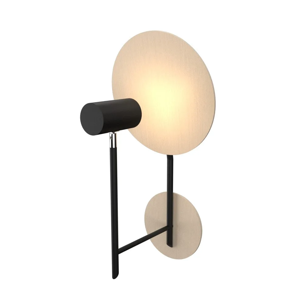 Dot One Light Wall Lamp in Organic Cappuccino