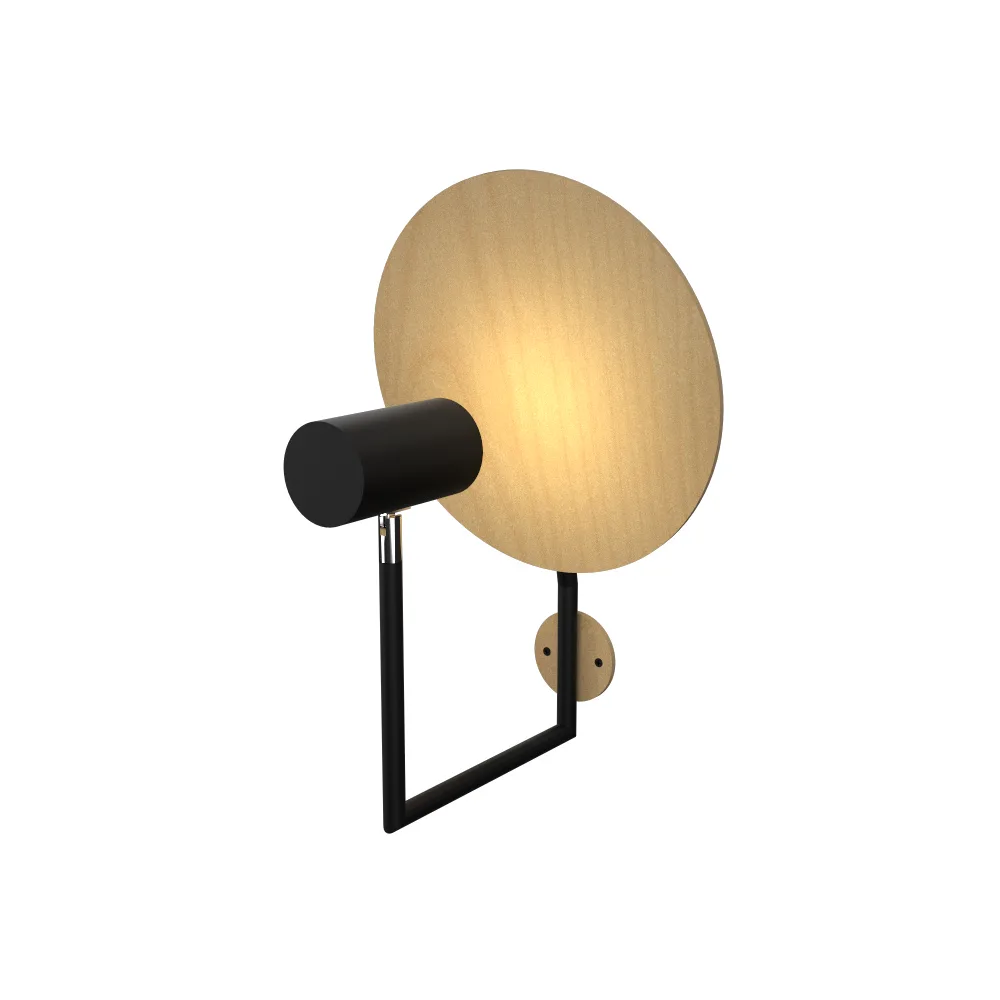 Dot One Light Wall Lamp in Maple