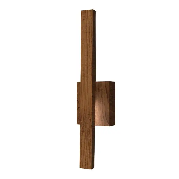 Wooden decorative luminaire with contemporary, timeless design in natural wood veneer or Italian lacquer finish. Proudly made in Brazil, combining high-end technology and the irreplaceable manual finishing. Collection: Clean Designer: Studio Accord Finish: Imbuia Width: 3.39" Height: 17.72" Length: 4.33" Weight: 2.48 lb Maximum Wattage: 5.00 W Bulb Type: LED Bulb Base: Integrated Light Source: LED Light Output: 294.00 lm Delivered Lumens: 543.00 lm Color Temperature: 3000 K CRI: 90 Rated Average Life: 50,000 Voltage: 120.00 V Material: Wood veneer, MDF Country of Origin: Brazil Safety Listing: UL Safety Rating: Damp Connection: Hard Wired ADA LED Manufacturer Warranty: 5 Years Spec Sheet Instructions