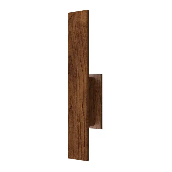 Wooden decorative luminaire with contemporary, timeless design in natural wood veneer or Italian lacquer finish. Proudly made in Brazil, combining high-end technology and the irreplaceable manual finishing. Collection: Clean Designer: Studio Accord Finish: Imbuia Width: 9.84" Height: 17.72" Length: 4.33" Weight: 1.43 lb Maximum Wattage: 9.30 W Bulb Type: LED Bulb Base: Integrated Light Source: LED Light Output: 543.00 lm Delivered Lumens: 287.00 lm Color Temperature: 3000 K CRI: 90 Rated Average Life: 50,000 Voltage: 120.00 V Material: Wood veneer, MDF Country of Origin: Brazil Safety Listing: UL Safety Rating: Damp Connection: Hard Wired ADA LED Manufacturer Warranty: 5 Years Spec Sheet Instructions