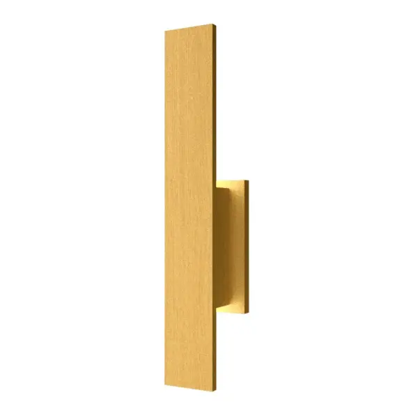 Clean LED Wall Lamp in Organic Gold