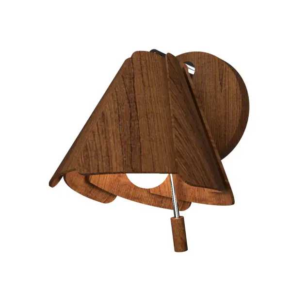Wooden decorative luminaire with contemporary, timeless design in natural wood veneer or Italian lacquer finish. Proudly made in Brazil, combining high-end technology and the irreplaceable manual finishing. Collection: Fuchsia Designer: Studio Accord Finish: Imbuia Width: 8.66" Height: 8.86" Length: 7.48" Weight: 3.31 lb Extension from Wall: 8.19" Number of Bulbs: 1 Maximum Wattage: 25.00 W Bulb Type: A19 Bulb Base: E26 Light Source: LED CRI: 90 Voltage: 120.00 V Material: Wood veneer, MDF Country of Origin: Brazil Safety Listing: UL Safety Rating: Damp Connection: Hard Wired LED Manufacturer Warranty: 5 Years Spec Sheet Instructions