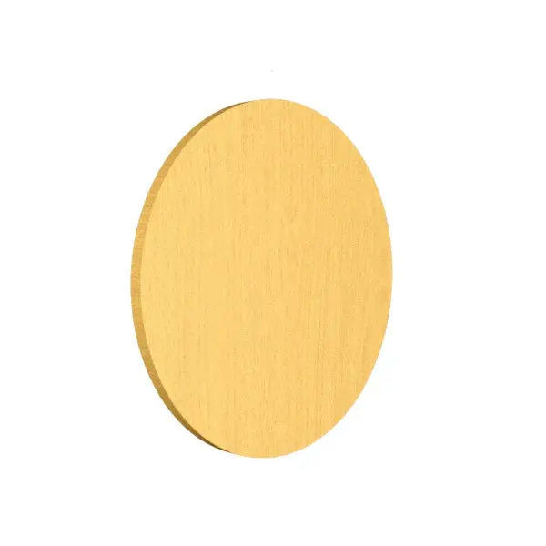 Clean LED Wall Lamp in Organic Gold