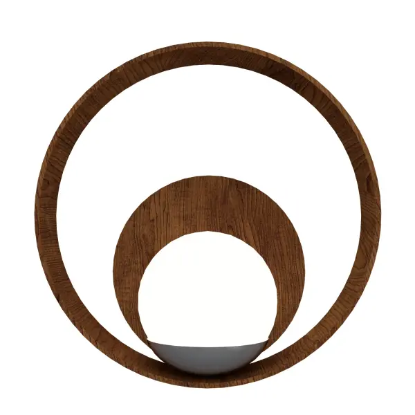Wooden decorative luminaire with contemporary, timeless design in natural wood veneer or Italian lacquer finish. Proudly made in Brazil, combining high-end technology and the irreplaceable manual finishing. Collection: Sfera Designer: Studio Accord Finish: Imbuia Glass: Frosted Glass Width: 13.78" Height: 13.78" Length: 6.14" Weight: 2.20 lb Extension from Wall: 13.65" Wire: 118`` Number of Bulbs: 1 Maximum Wattage: 25.00 W Bulb Type: A15 Bulb Base: E26 Light Source: LED CRI: 90 Voltage: 120.00 V Material: Wood veneer, MDF Country of Origin: Brazil Safety Listing: UL Safety Rating: Damp Connection: Hard Wired LED Manufacturer Warranty: 5 Years Spec Sheet Instructions