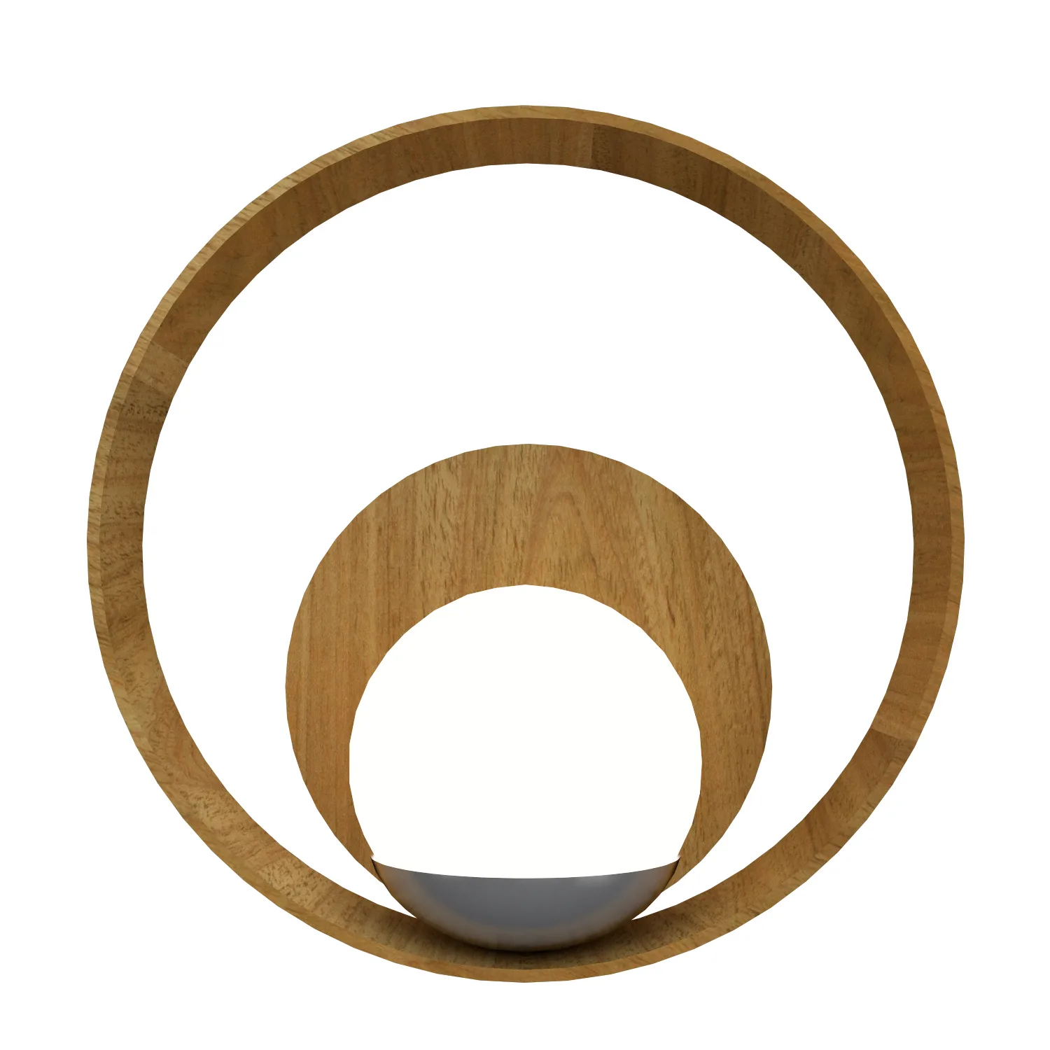 Sfera One Light Wall Lamp in Louro Freijo