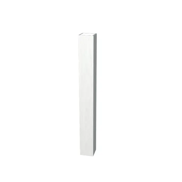 The Clean LED Wall Lamp delivers modern minimalist design with energy-efficient integrated LED technology. Its slim 3-inch profile and 27.5-inch height create elegant vertical illumination in Organic White finish.
