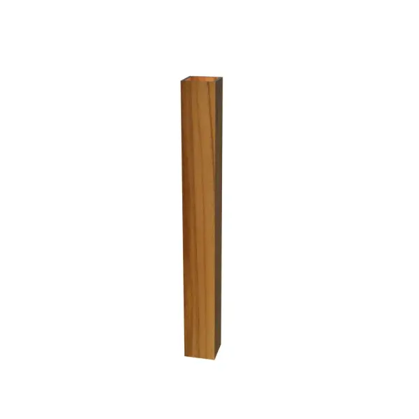 Wooden decorative luminaire with contemporary, timeless design in natural wood veneer or Italian lacquer finish. Proudly made in Brazil, combining high-end technology and the irreplaceable manual finishing. Collection: Clean Designer: Studio Accord Finish: Teak Width: 2.95" Height: 55.12" Length: 2.95" Weight: 2.20 lb Maximum Wattage: 8.00 W Bulb Base: Integrated Light Source: LED Light Output: 1100.00 lm Delivered Lumens: 1100.00 lm Color Temperature: 3000 K CRI: 90 Rated Average Life: 50,000 Voltage: 120.00 V Material: Wood veneer, MDF Country of Origin: Brazil Safety Listing: UL Safety Rating: Damp Connection: Hard Wired ADA LED Manufacturer Warranty: 5 Years Spec Sheet Instructions