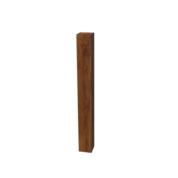 Wooden decorative luminaire with contemporary, timeless design in natural wood veneer or Italian lacquer finish. Proudly made in Brazil, combining high-end technology and the irreplaceable manual finishing. Collection: Clean Designer: Studio Accord Finish: Imbuia Width: 2.95" Height: 66.93" Length: 2.95" Weight: 5.62 lb Maximum Wattage: 8.00 W Bulb Base: Integrated Light Source: LED Light Output: 1100.00 lm Delivered Lumens: 1100.00 lm Color Temperature: 3000 K CRI: 90 Rated Average Life: 50,000 Voltage: 120.00 V Material: Wood veneer, MDF Country of Origin: Brazil Safety Listing: UL Safety Rating: Damp Connection: Hard Wired ADA LED Manufacturer Warranty: 5 Years Spec Sheet Instructions