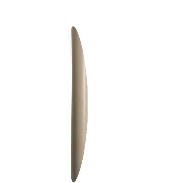 This dramatic 55-inch tall wall lamp makes a bold architectural statement with its organic cappuccino finish. Perfect for spaces with high ceilings, it provides ambient lighting while serving as a sculptural focal point.